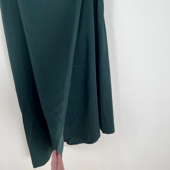 New SELECTED Femme Asymmetrical High Rise Midi Skirt Flowy Fall Winter Christmas - Picture 9 of 11